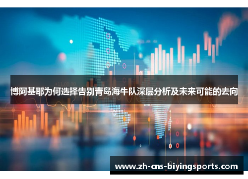 博阿基耶为何选择告别青岛海牛队深层分析及未来可能的去向