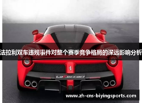 法拉利双车违规事件对整个赛季竞争格局的深远影响分析